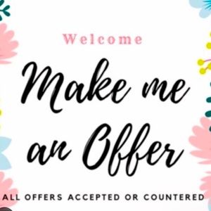 All prices are negotiable! Let’s make a deal!Bundles get reduced/free shipping!